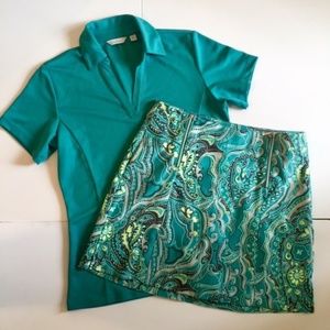 Lady Hogan Golf Skirt and Top / Shirt  Size 2 XS